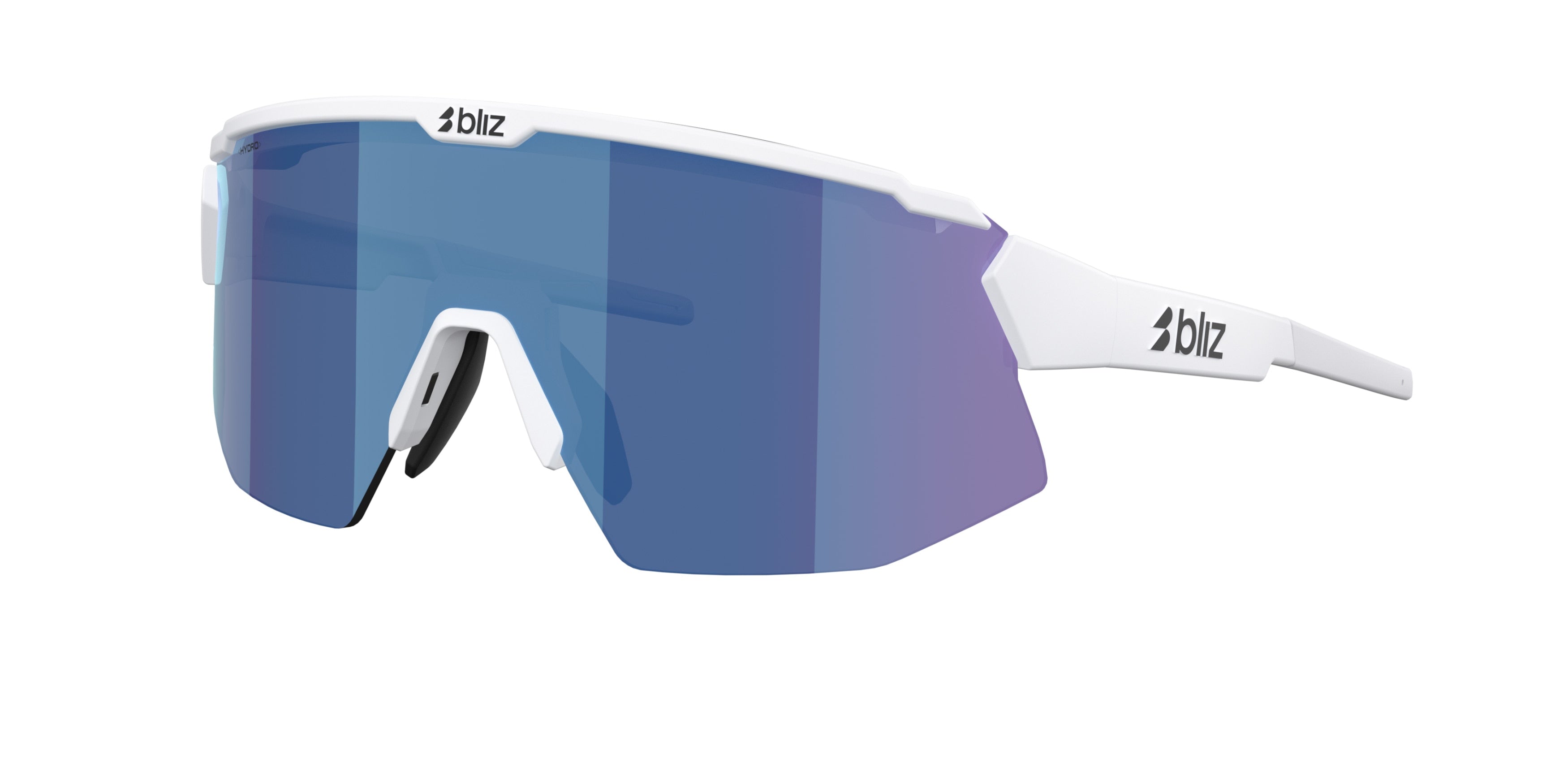 Gafas Sol Bliz Breeze/Blanco Mate/Humo/Azul Multicolor