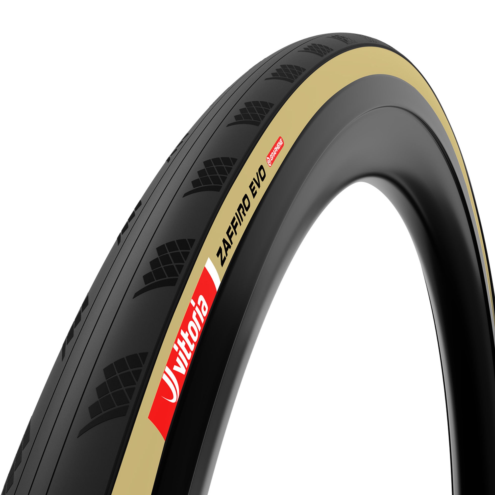 Cubierta Vittoria Zaffiro Evo Plegable G2 Crema/Negro #2