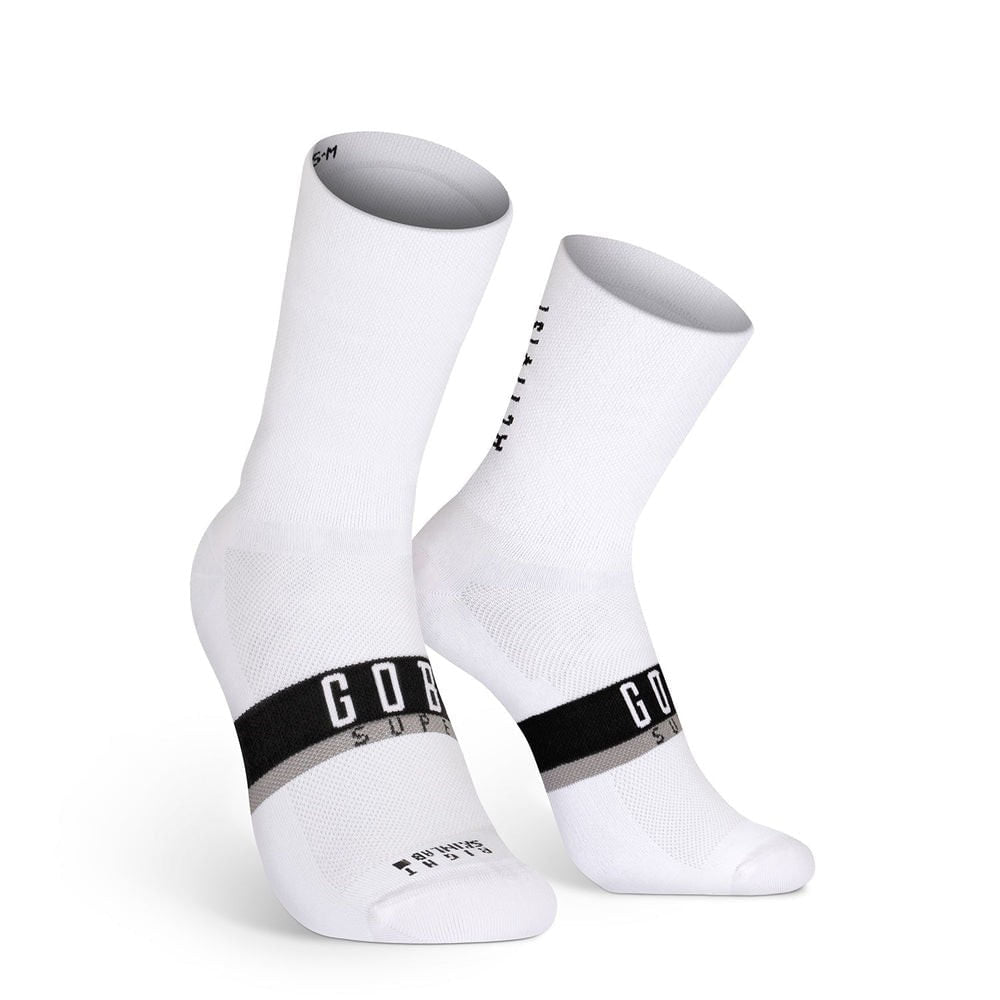 Superb Calcetin Estandard Gobik Unisex Axis Blanco