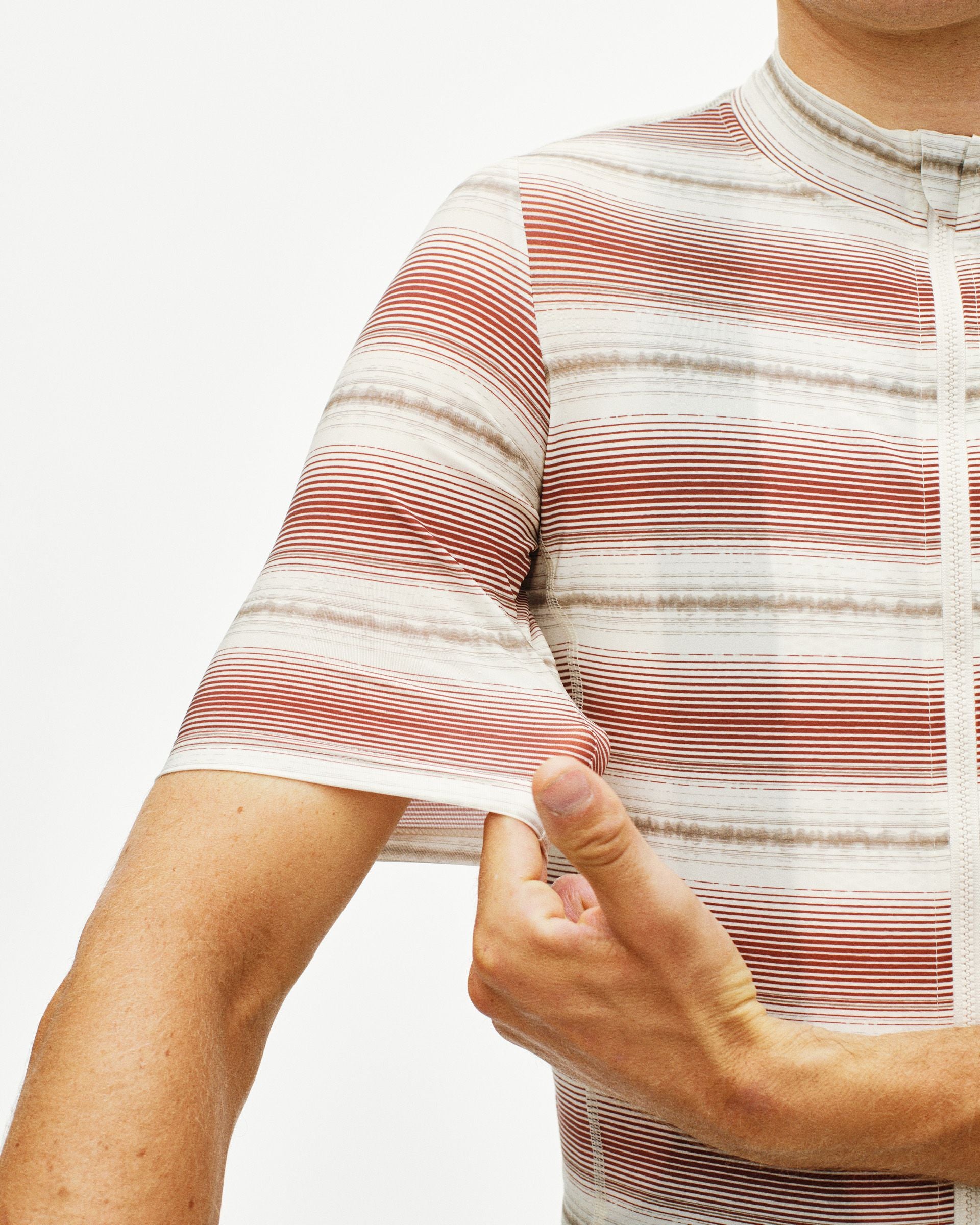 Maillot Manga Corta Pas Normal Studios Essential Hombre Off White Stripe #7