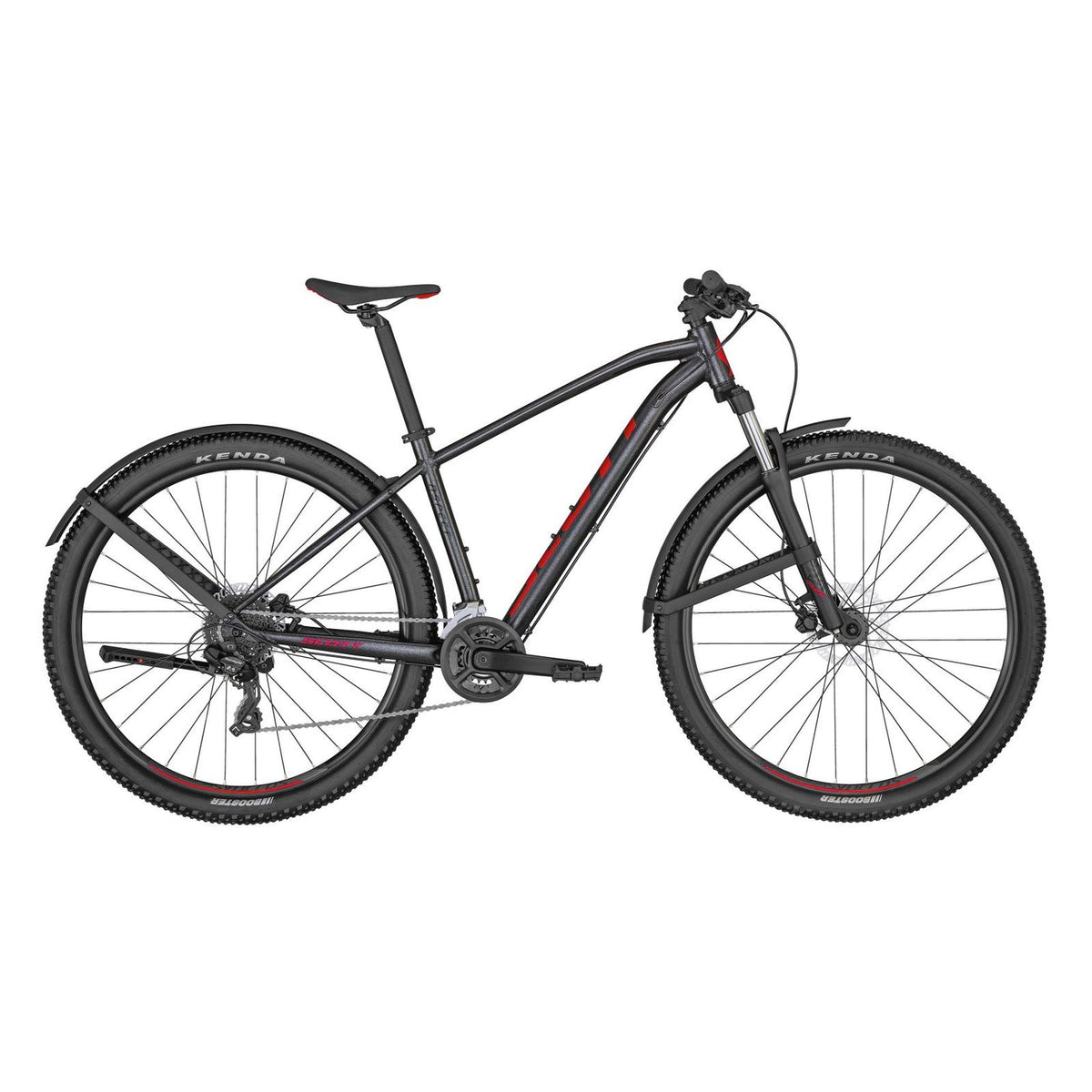 Scott Aspect 760 EQ 2024 Negro/Rojo