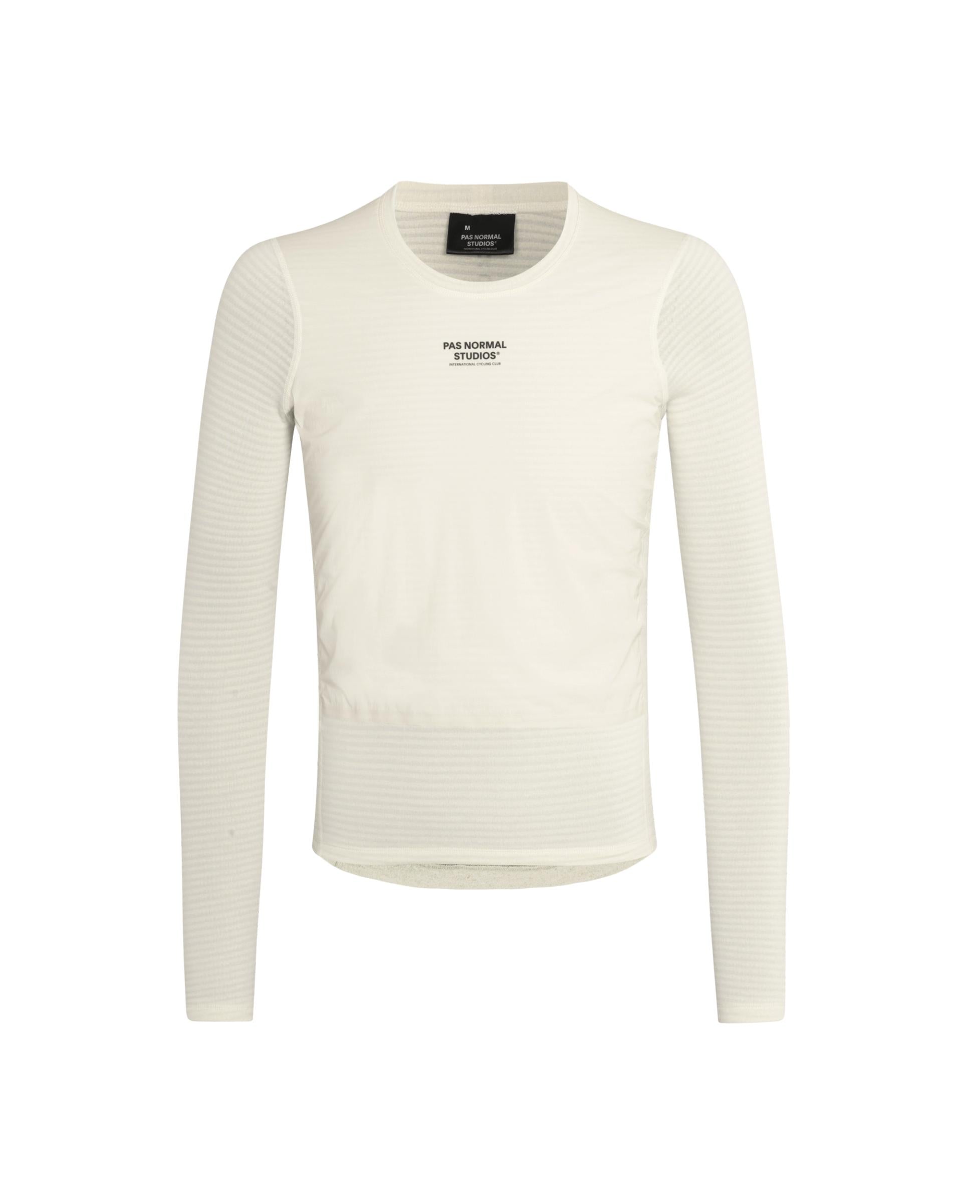 Camiseta Interior Termica Manga Larga Cortavientos Pas Normal Studios Hombre Off White