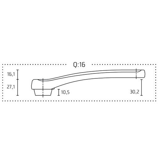 Juego Bielas Miranda Tethys ISIS Q16 165mm Negro #2