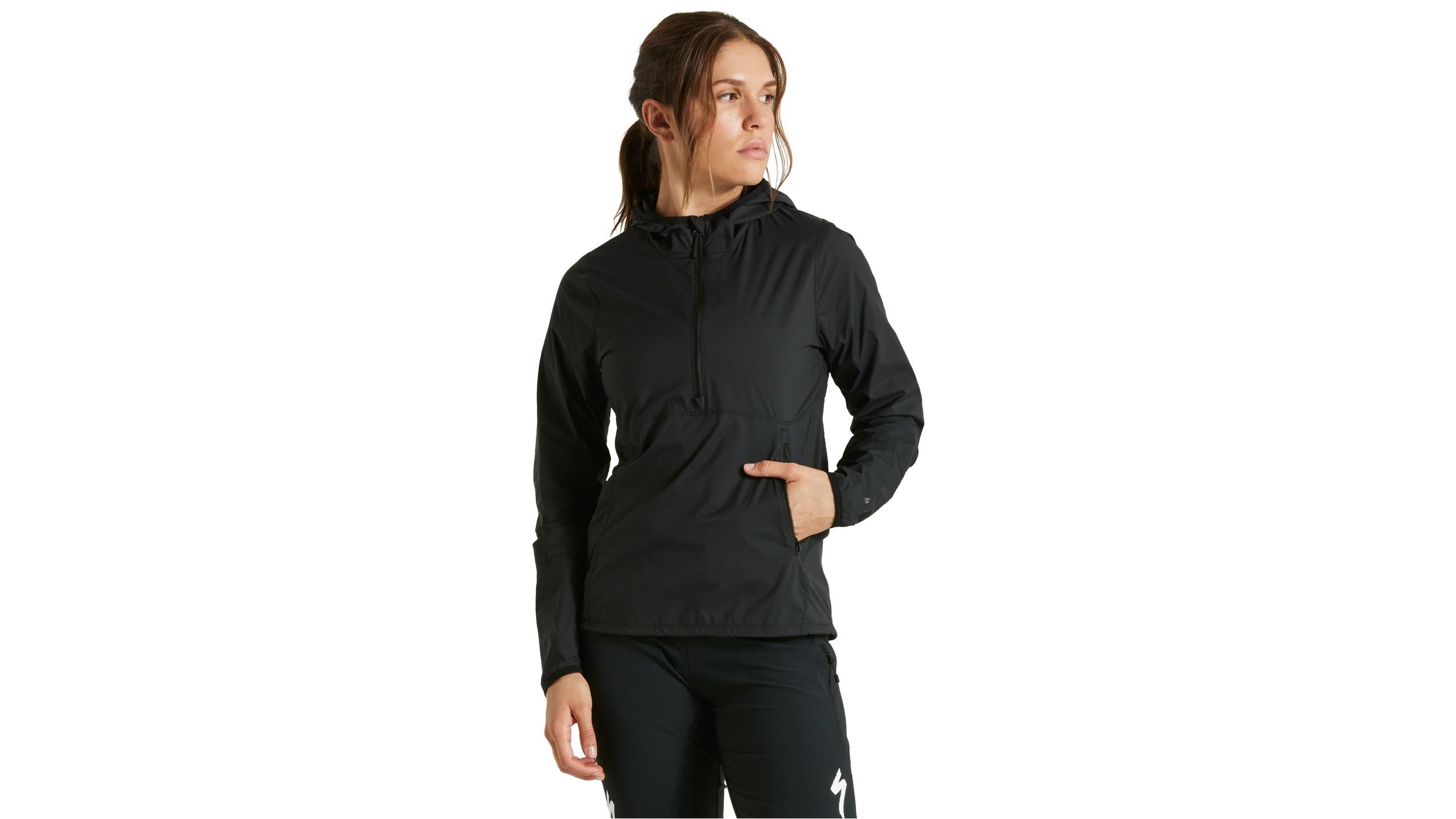 Trail Chaqueta Viento Specialized Mujer Negro