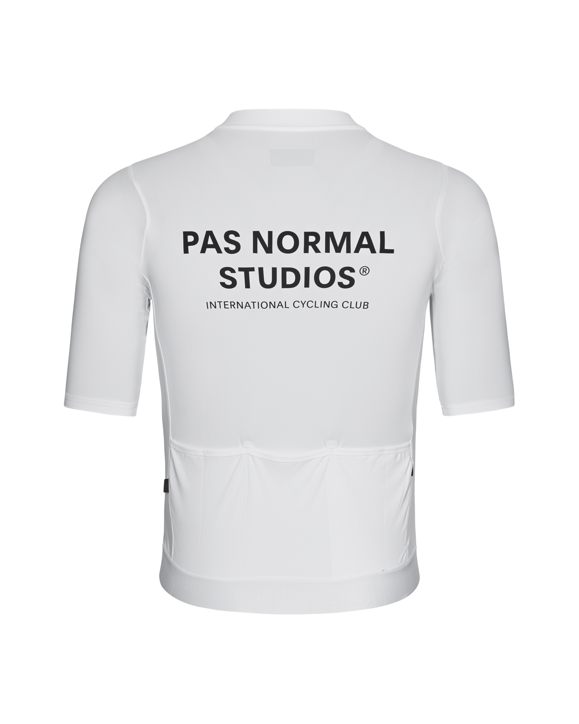 Maillot Manga Corta Pas Normal Studios Essential Hombre Blanco #4