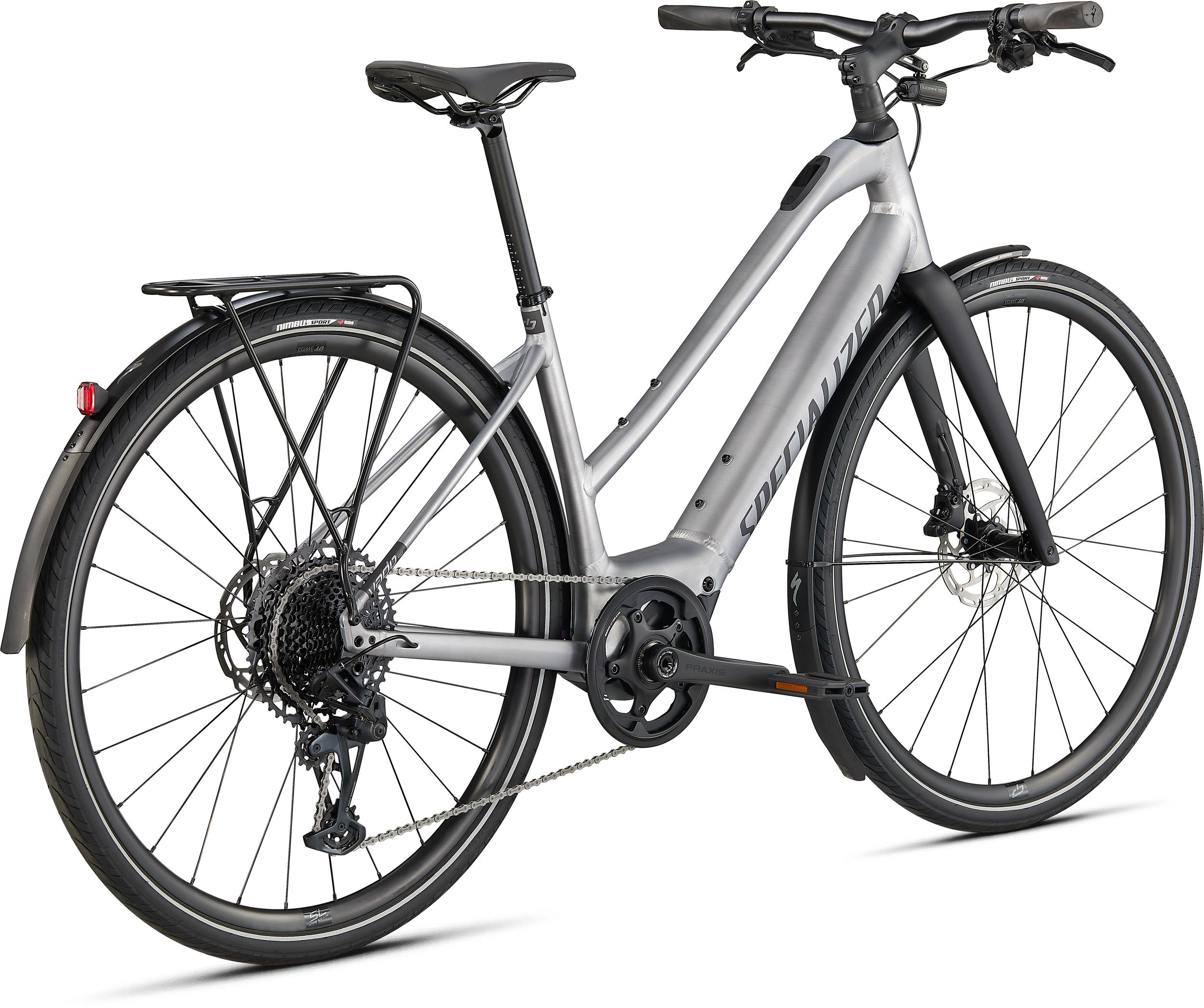 Bicicletas Electricas eUrbanas Specialized Vado SL 5.0 ST EQ Brushed/Black Reflective #2