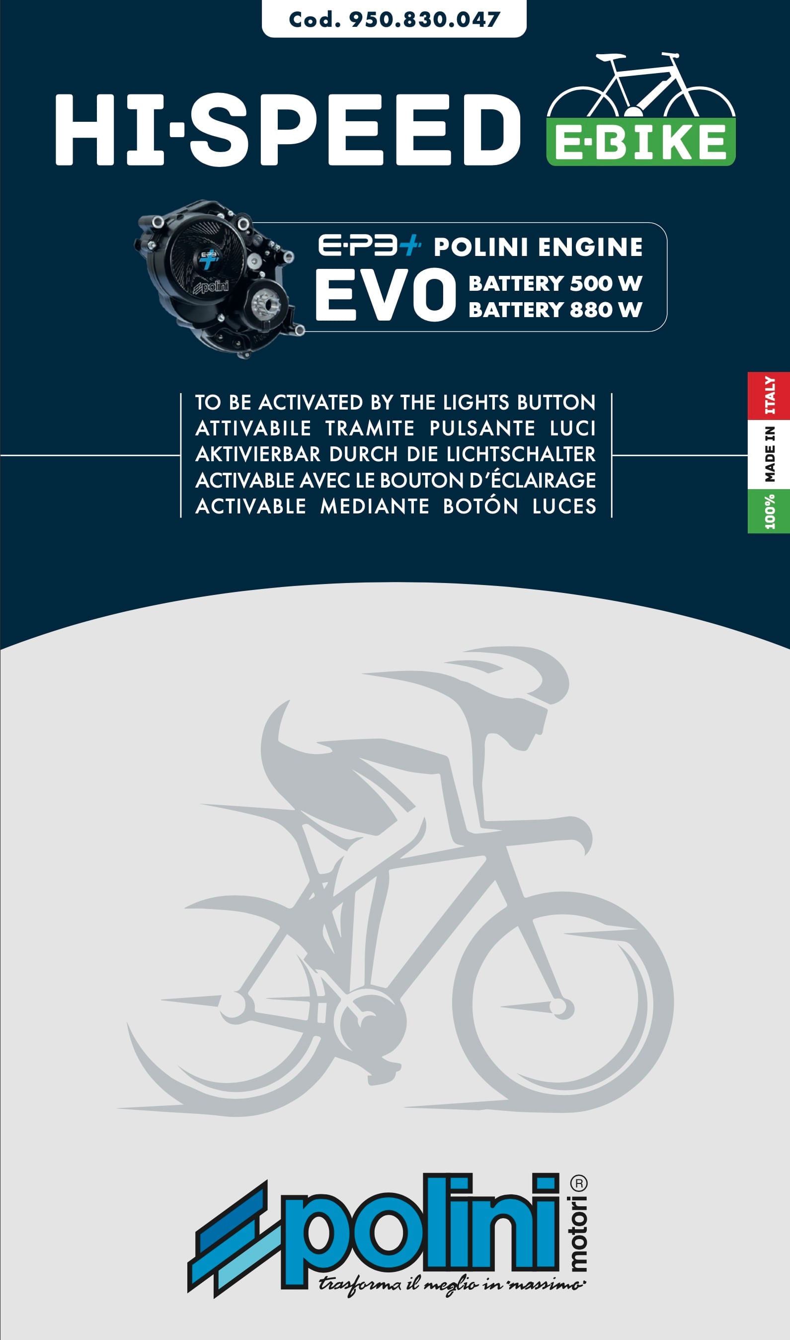 Hi-Speed II E-Bike Polini E-P3+/E-P3+EVO #2