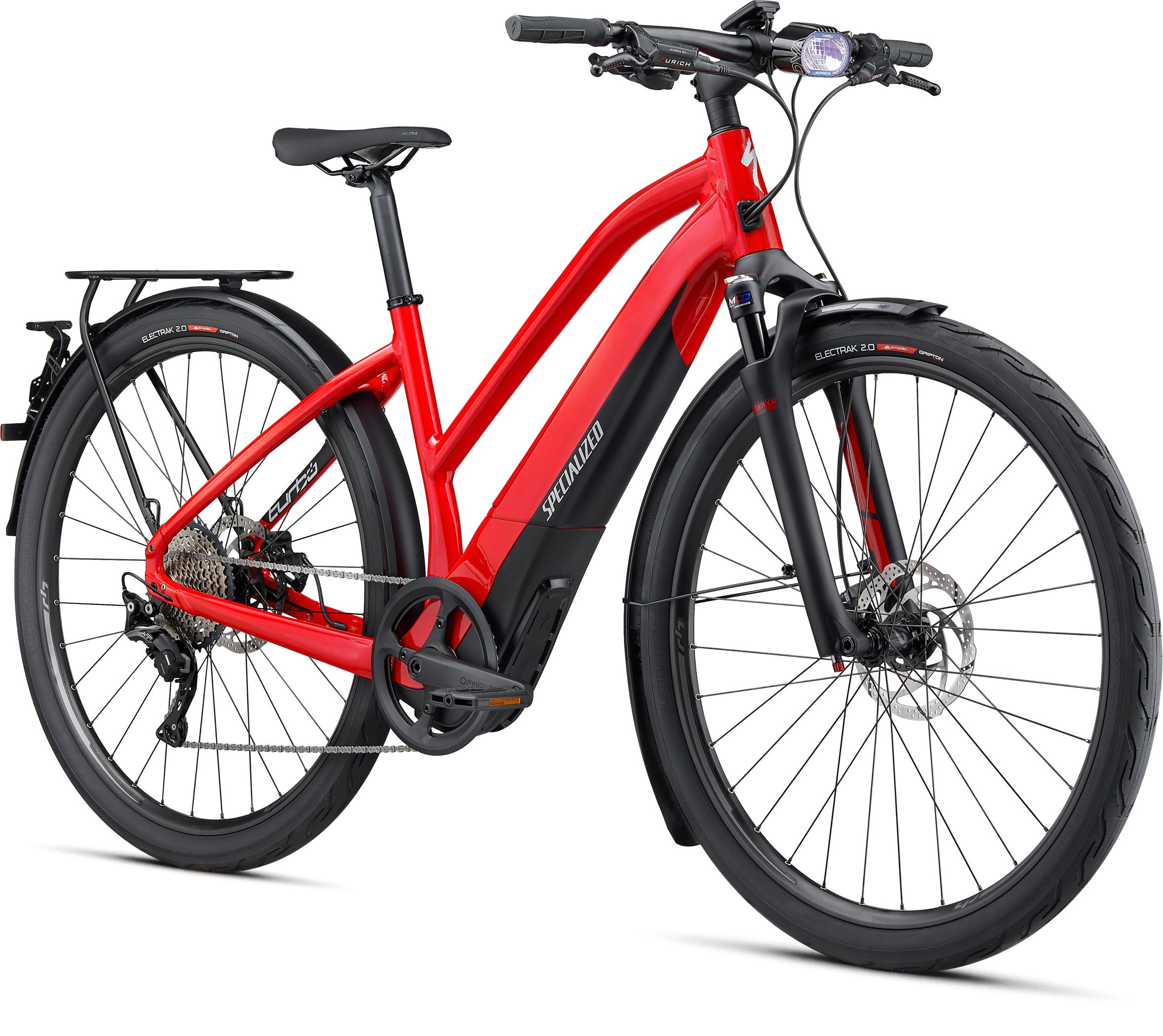 Bicicletas Electricas eUrbanas Specialized Turbo Vado 6.0 ST Flo Red W-Blue Ghost Pearl