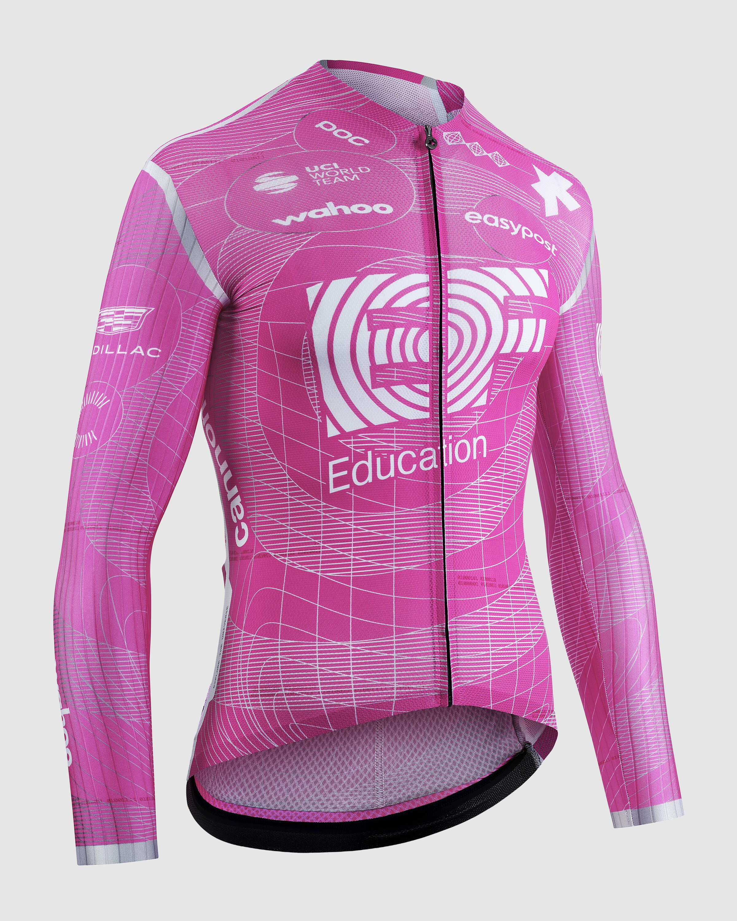 Maillot Manga Larga Assos Equipe RS LS S11 EF Hombre Pink EF #4