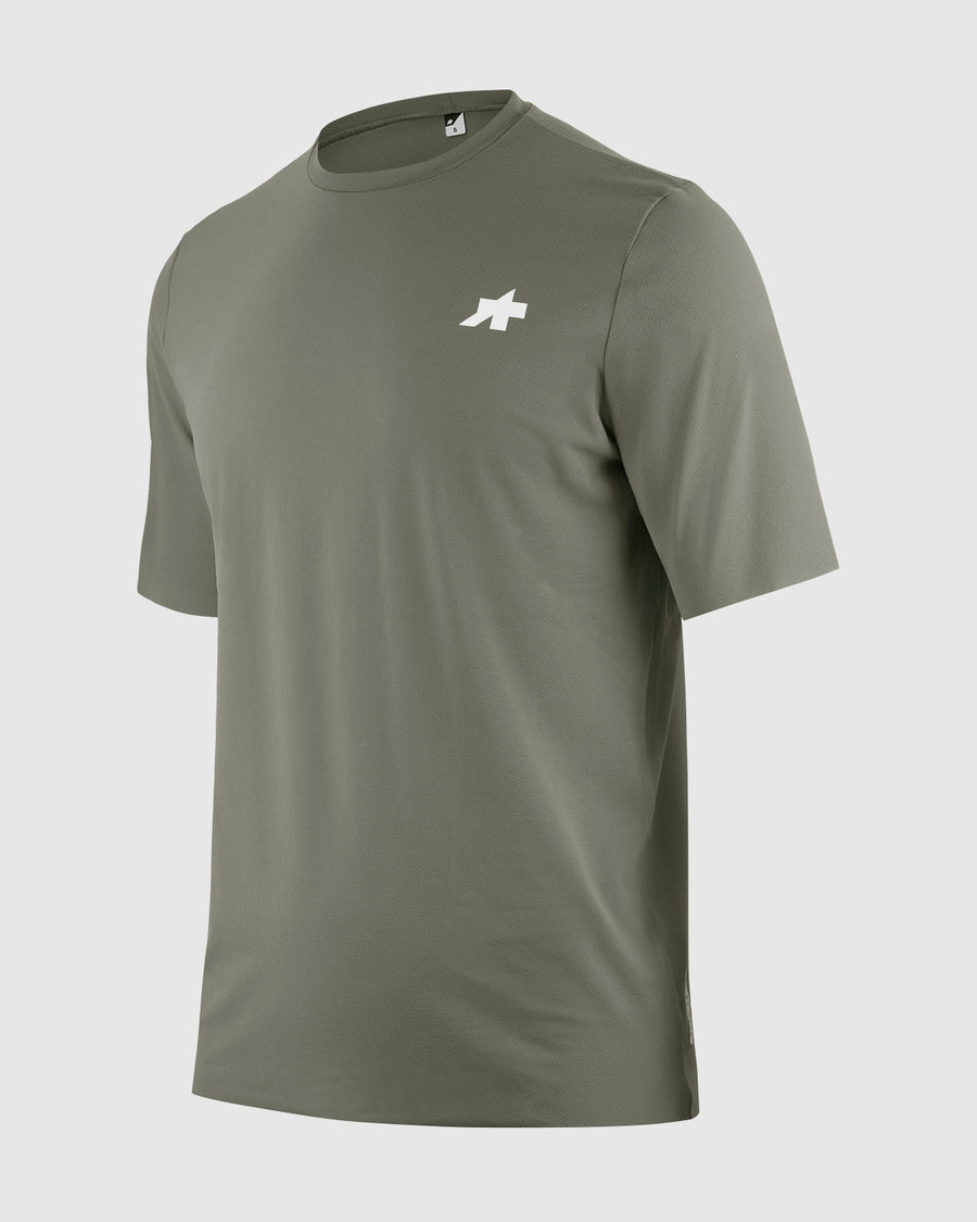 Camiseta Manga Corta Assos Tactical T5 Post Ride Hombre Edge Green #3