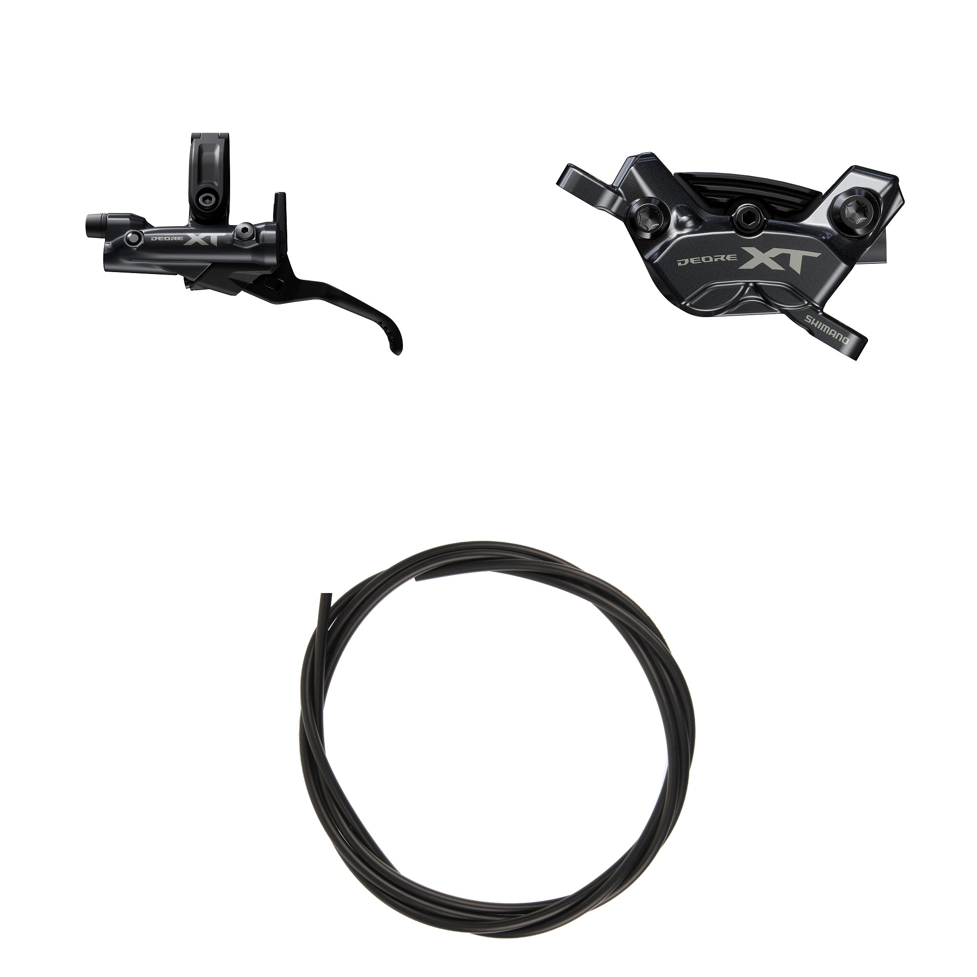 Frenos Disco Hidráulicos Shimano Deore XT BRM8220JTBLM8200 Izquierdo/Delantero Resina Aleta Sin Adaptador 1000mm Negro #2