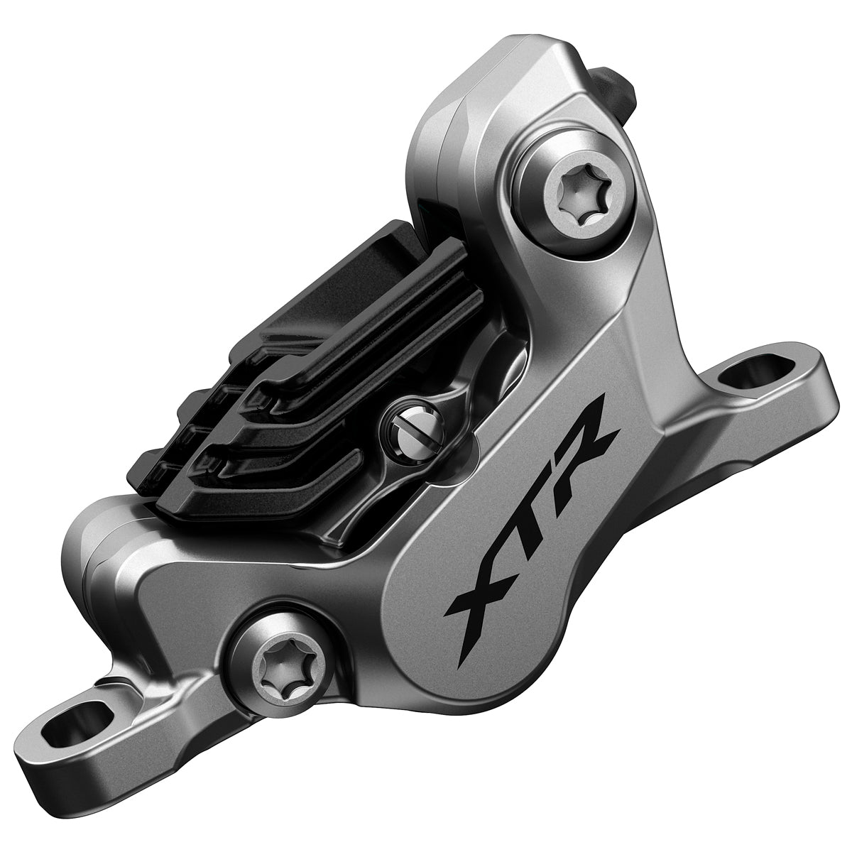 Pinza Freno Disco Hidráulico Shimano XTR BR-M9120 4 Pistones Resina Aleta Post Mount Negro