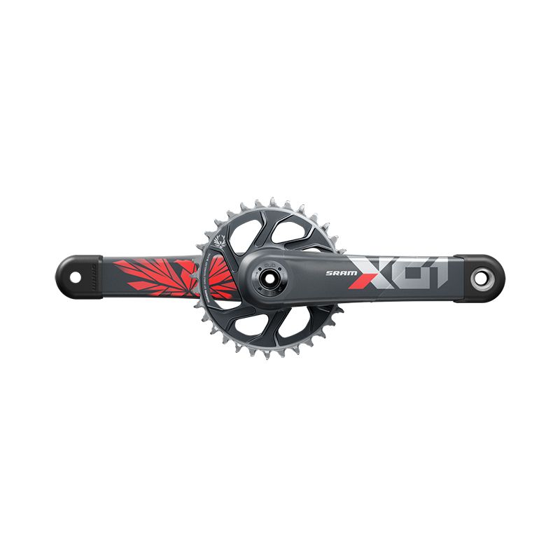 Juego Bielas/Plato Sram X01 Eagle X-Sync2 148 Boost Dub DM 32d 12v Carbono 175mm Rojo Sin Cazoletas