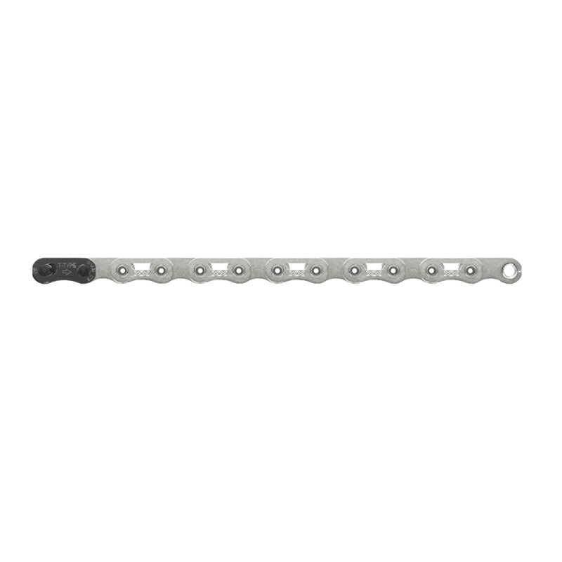 Cadena Sram XX SL T-Type Flattop Eagle Hollowpin 126 Eslabones 12v Plata