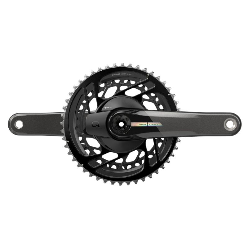 Juego Bielas Potenciómetro Sram Force Axs D2 Dub Direct Mount 48/35d 12v Sin Cazoletas Gris/Iridiscente