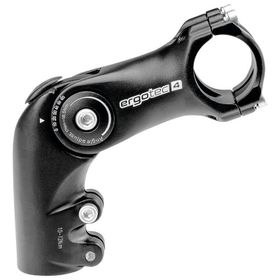 Potencia Ergotec Octopus 2 A-Head 1-1/8" 31.8mm Ángulo Ajustable Aluminio Negro