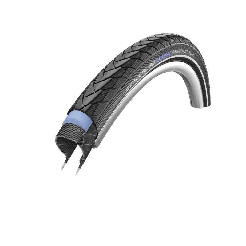 Cubierta Schwalbe Marathon Plus S-Guard HS440 TwinSkin Performance Endurance Rígida Negro Reflectante