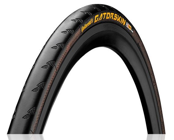 Cubierta Continental Gatorskin 700x23C Plegable Negro