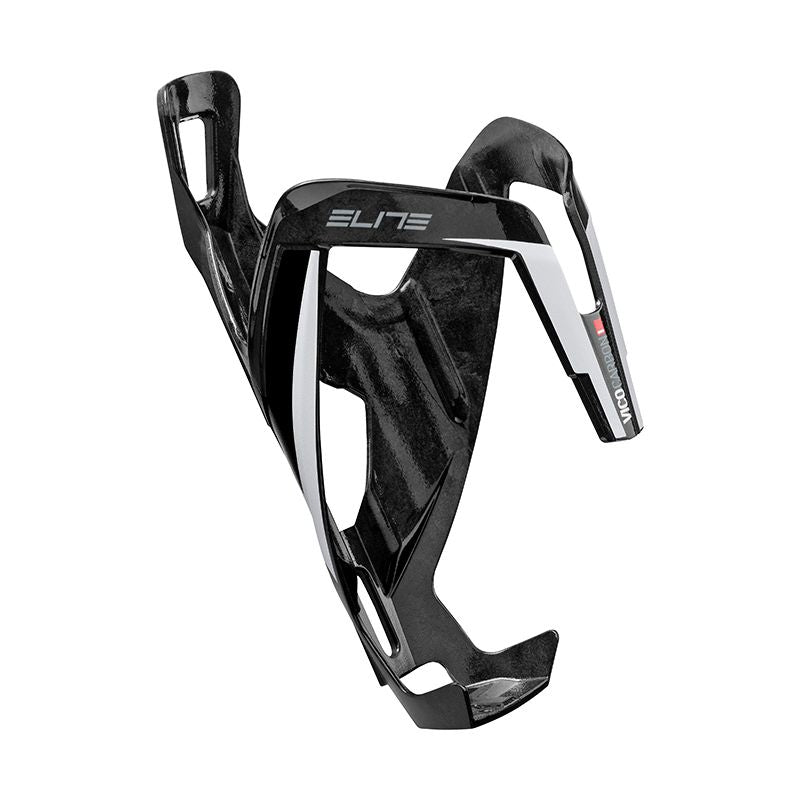 Portabidon Elite Vico Carbono Brillante/Blanco