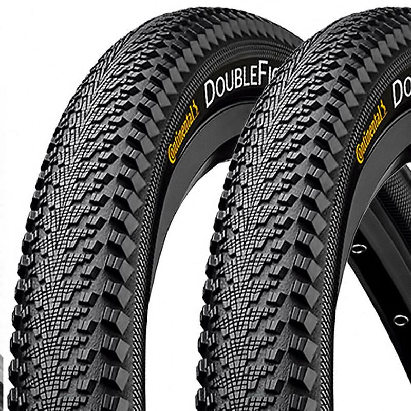 Cubierta Continental Doublefighter III 16x1.75 Reflectante Negro