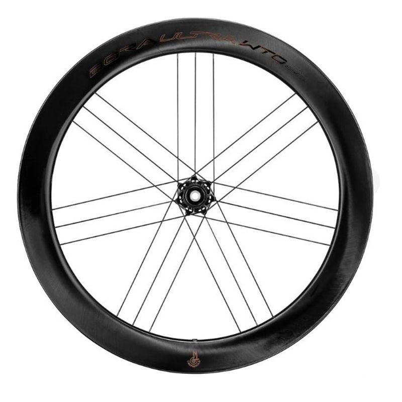 Juego Ruedas Campagnolo Bora Ultra WTO 60 2WF C23 Tubeless Ready Freno Disco Center Lock N3W Carbono Negro