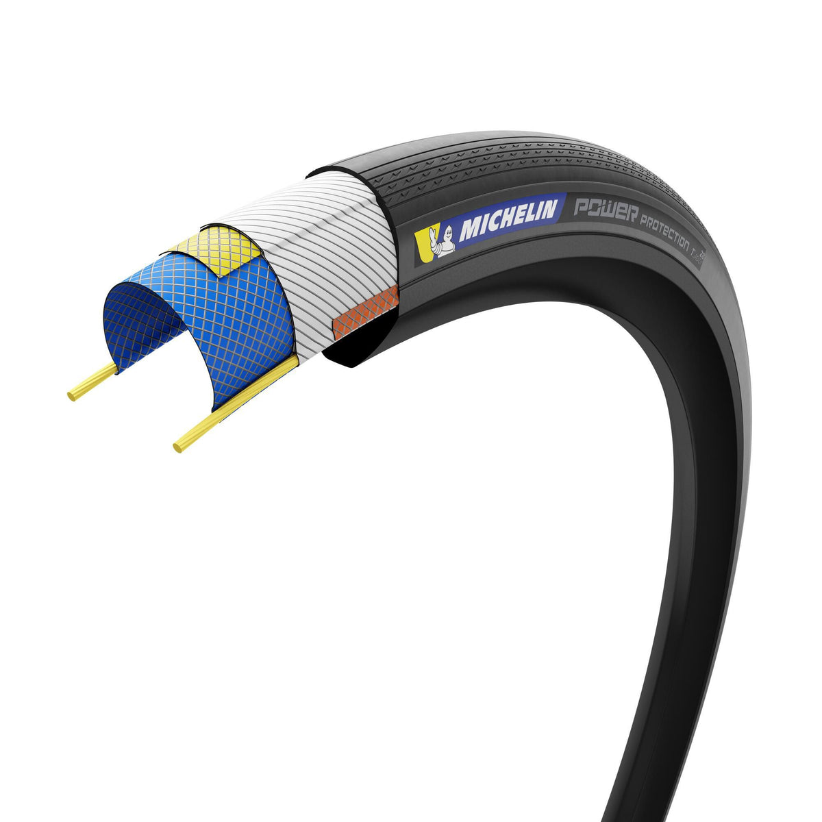 Cubierta Michelin Power Protection TRL Competition Line Plegable Negro