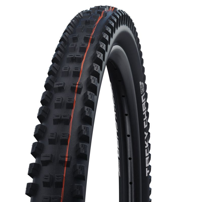 Cubierta Schwalbe Tacky Chan HS625 Evolution Super Gravity Addix Soft TLE Plegable Negro
