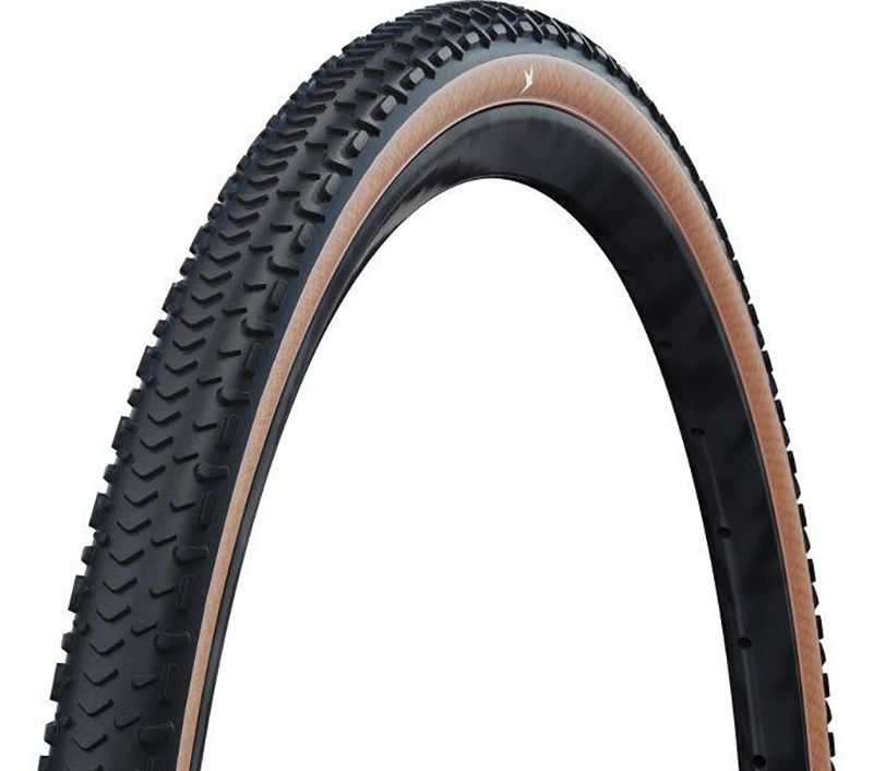 Cubierta Schwalbe G-One RX HS637 Evolution Addix Race Tubeless Plegable Negro/Marrón