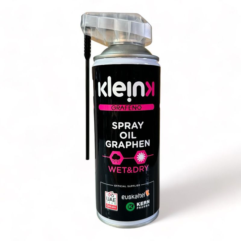 Spray Lubricante Klein Graphen Oil Clima Húmedo/Seco 400ml Amarillo