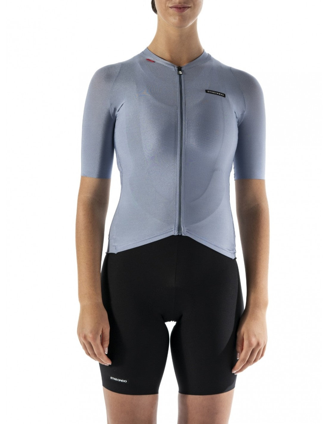 Alda Metalic Maillot Manga Corta Etxeondo Mujer Gris Perla #3