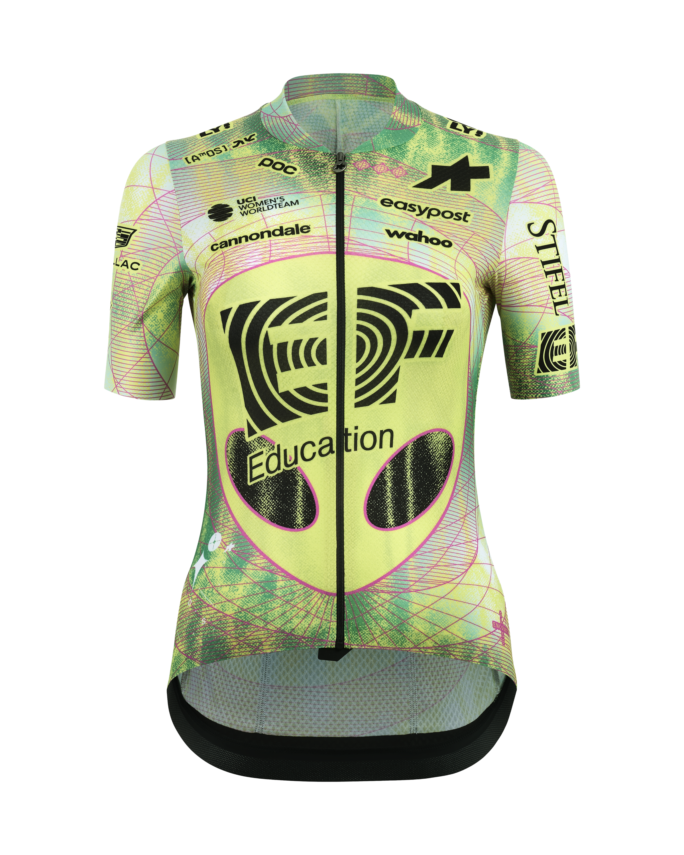Maillot Manga Corta Assos Uma GT S11 Evo EF Close Encounter Mujer Alien Green #10