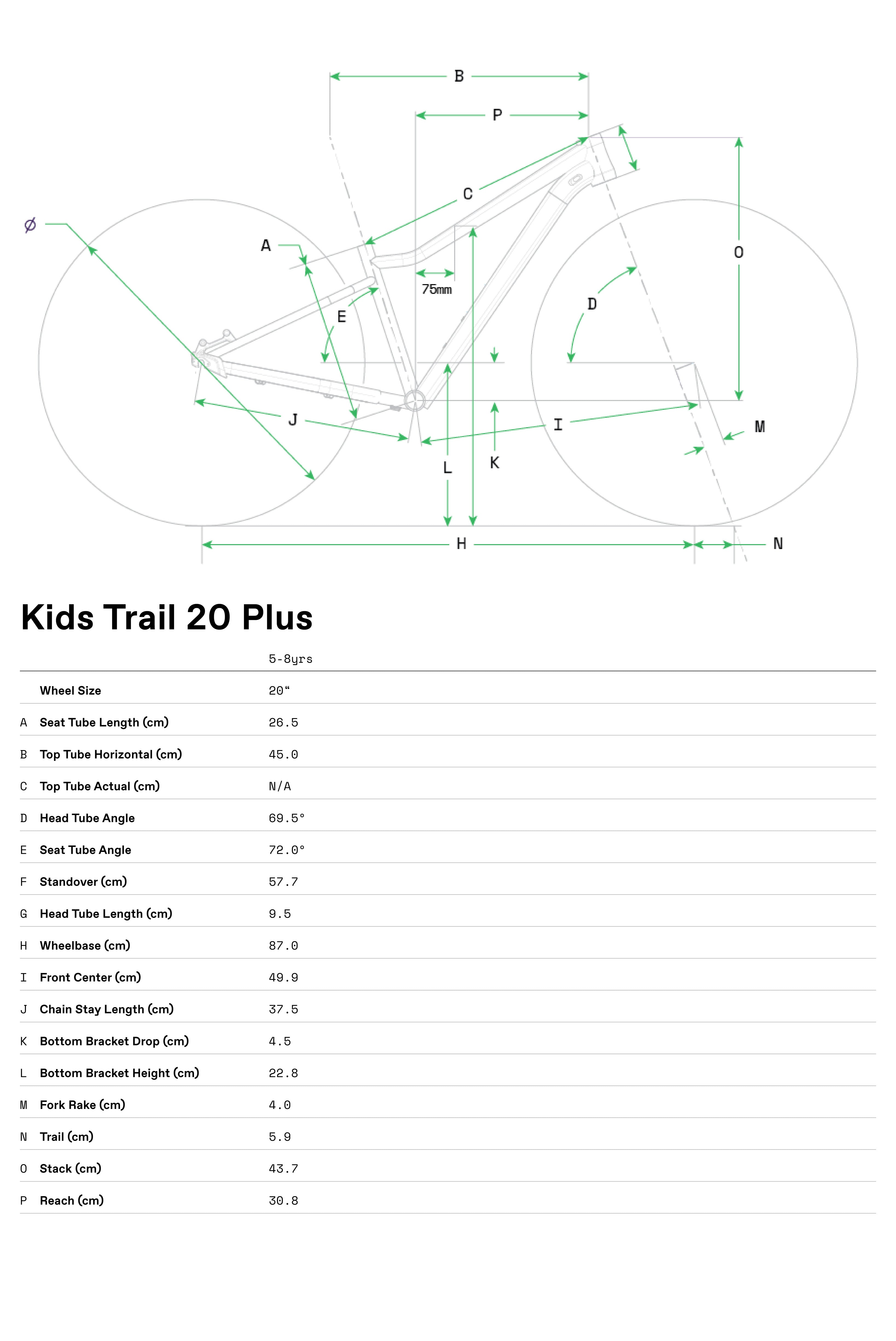 Cannondale Kids Trail Plus 20 2026 Cactus Verde #2