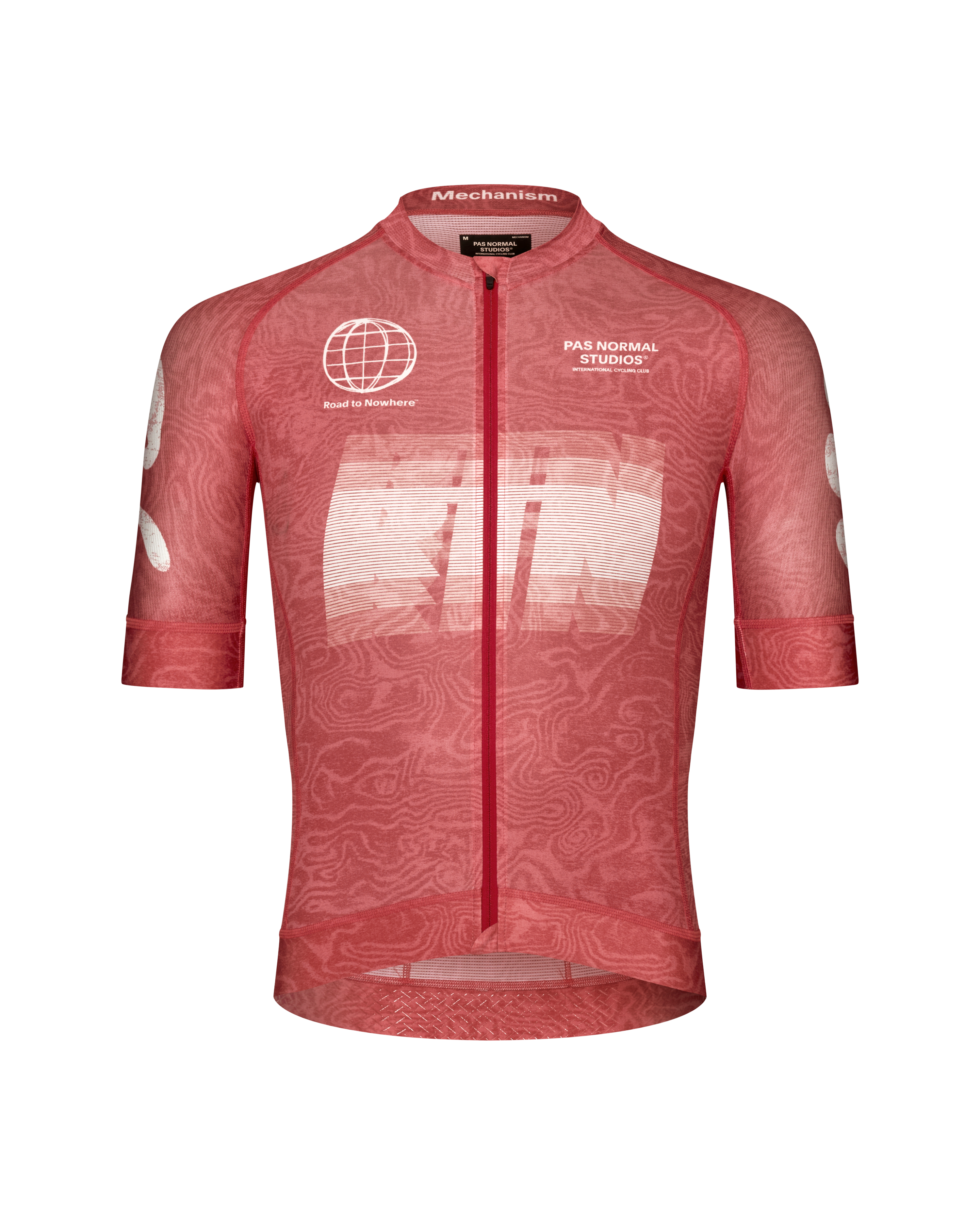 Maillot Manga Corta Pas Normal Studios Mechanism Logo Hombre AOP RTN Classic Red