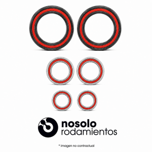 Kit Rodamientos Basculante Enduro Bearings Scott Spark 2022 6uds Negro