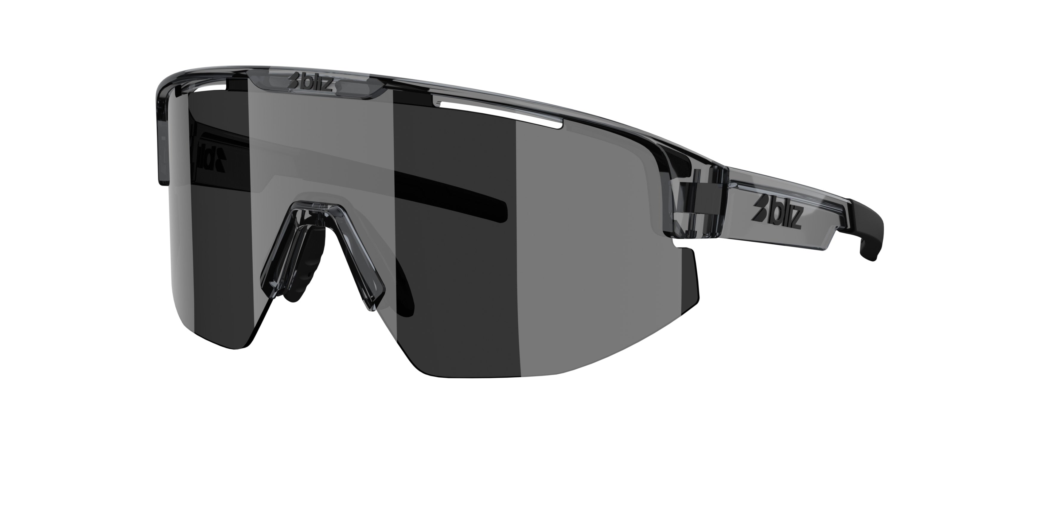 Gafas Sol Bliz Matrix/Cristal Negro/Plateado Humo