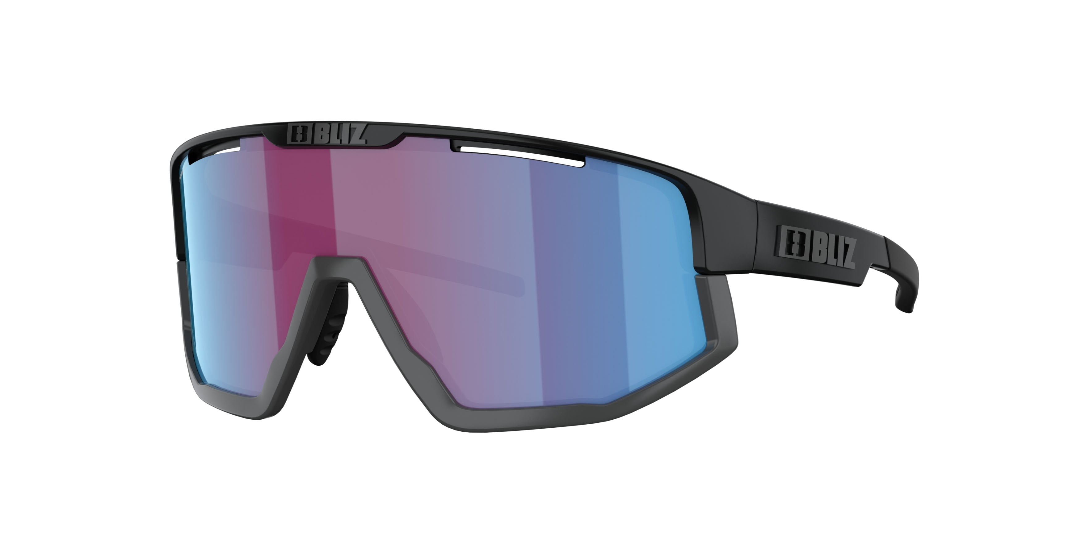 Gafas Sol Bliz Fusion/Negro/Rosa Violeta Azul