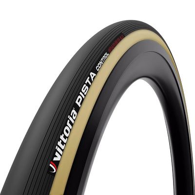 Cubierta Vittoria Pista Control Tubular G2 Crema/Negro