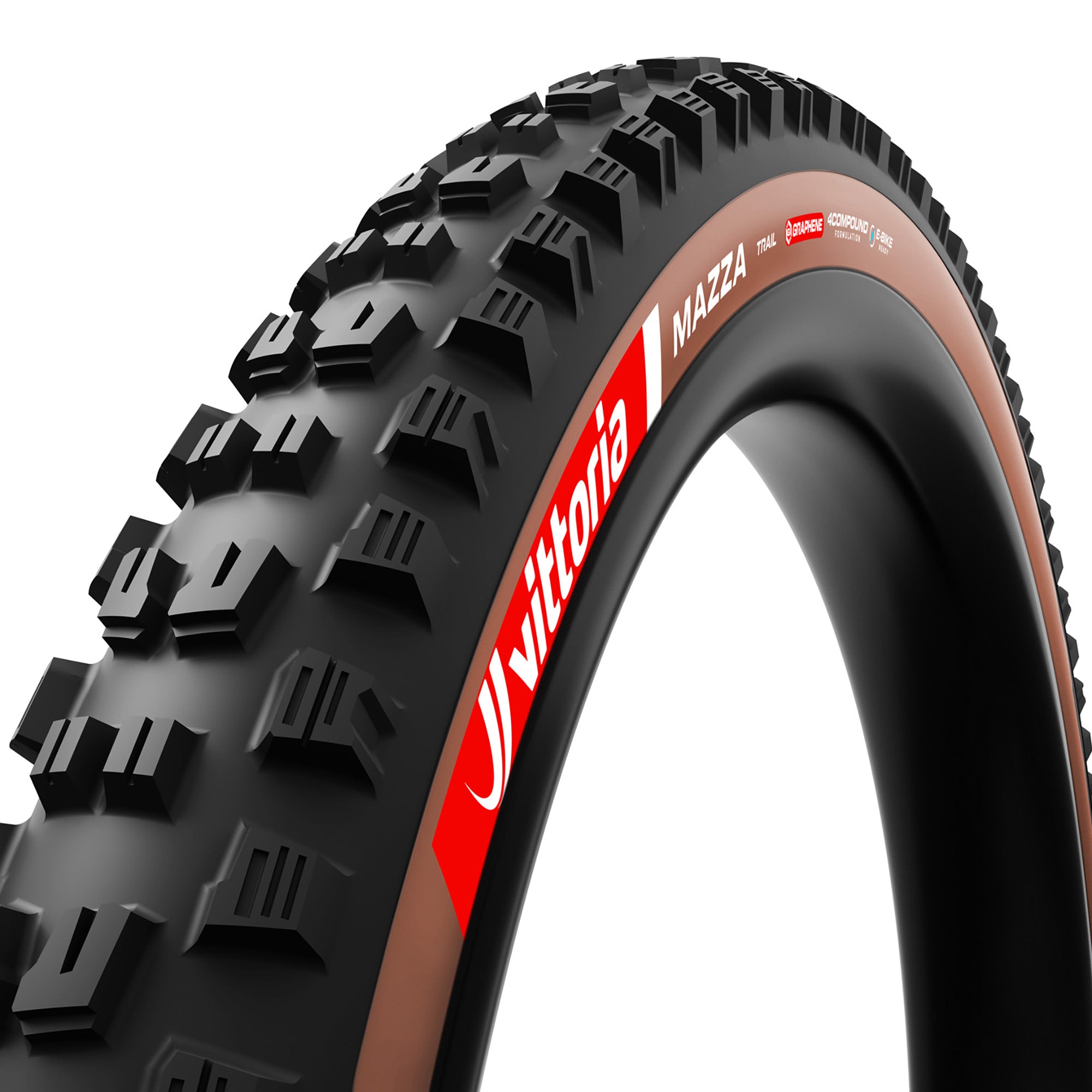 Cubierta MTB Vittoria Mazza Trail TLR G2 Marrón
