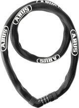 Abus Steel-O-Chain 4804C/110 Łańcuchowa Kłódka Szyfrowa Czarna