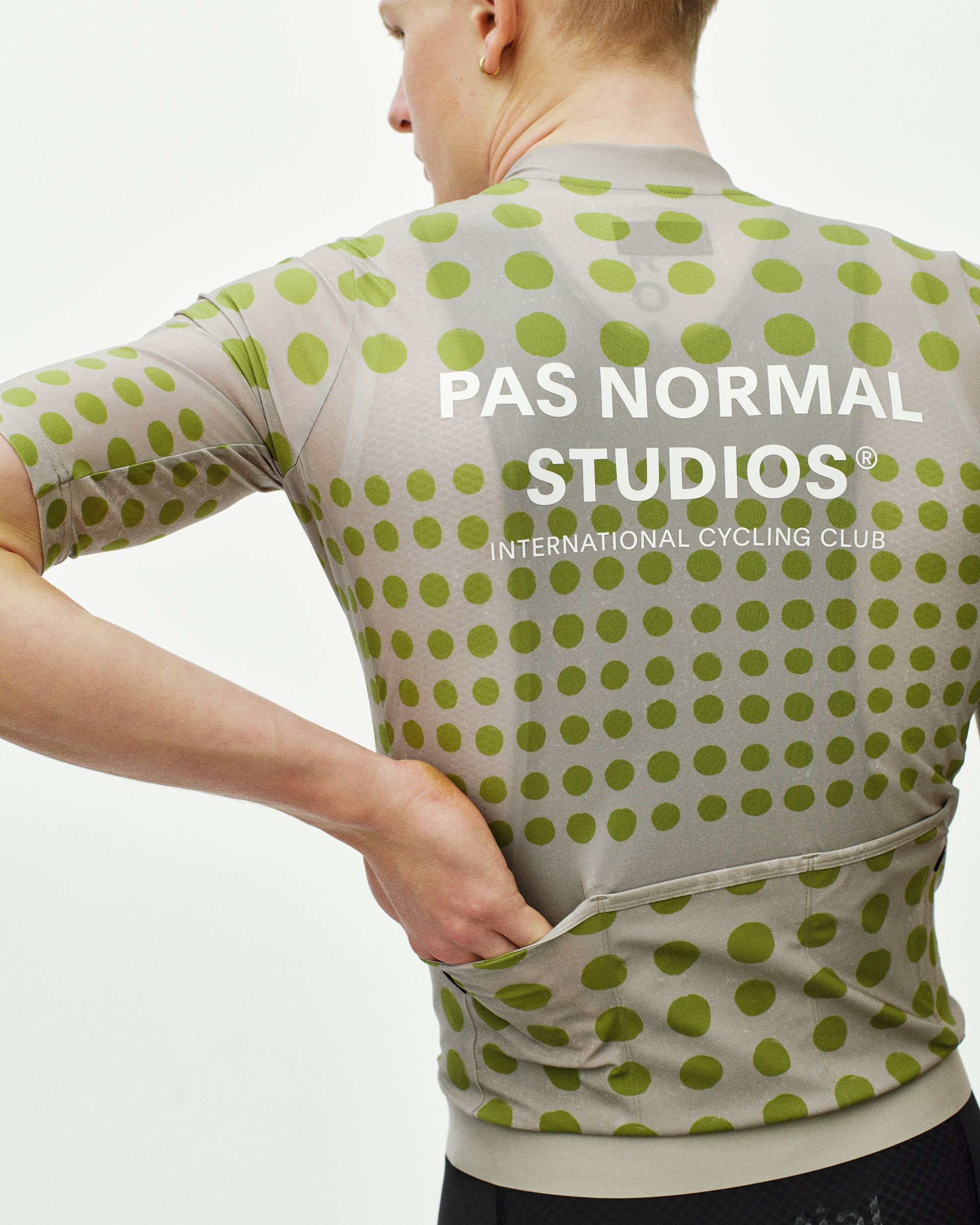 Maillot Manga Corta Pas Normal Studios Essential Hombre Dot Bone #7