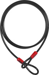 Abus Cobra 8/200 Stalowa Linka Zabezpieczająca Czarna