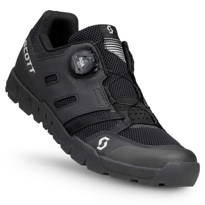 Zapatillas MTB Scott Sport Crus/R Flat BOA Negro/Plata