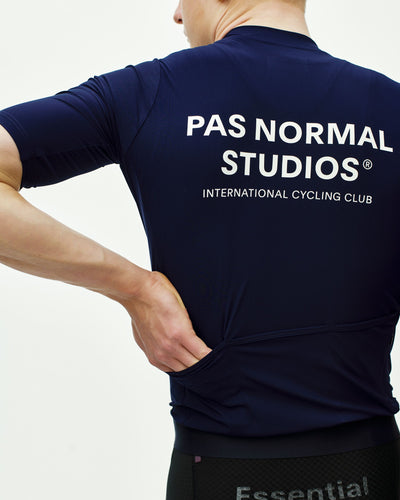 Maillot Manga Corta Pas Normal Studios Essential Hombre Navy #6