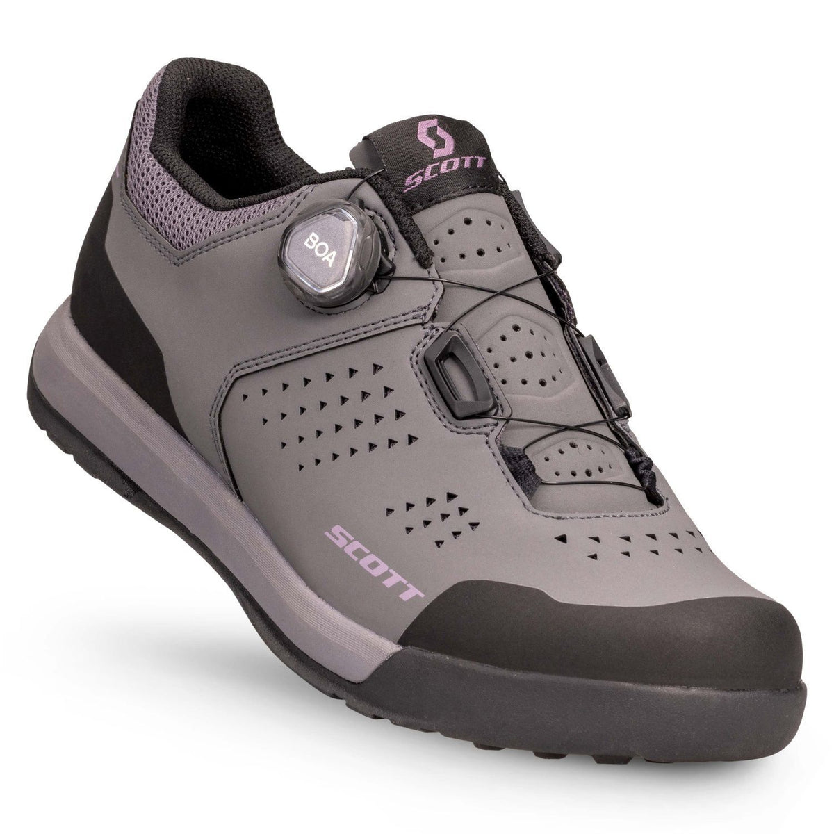 Zapatillas MTB Scott Shr/Alp BOA Clip Mujer Gris/Negro