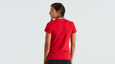 Wordmark Camiseta Manga Corta Mujer Flo Rojo #3