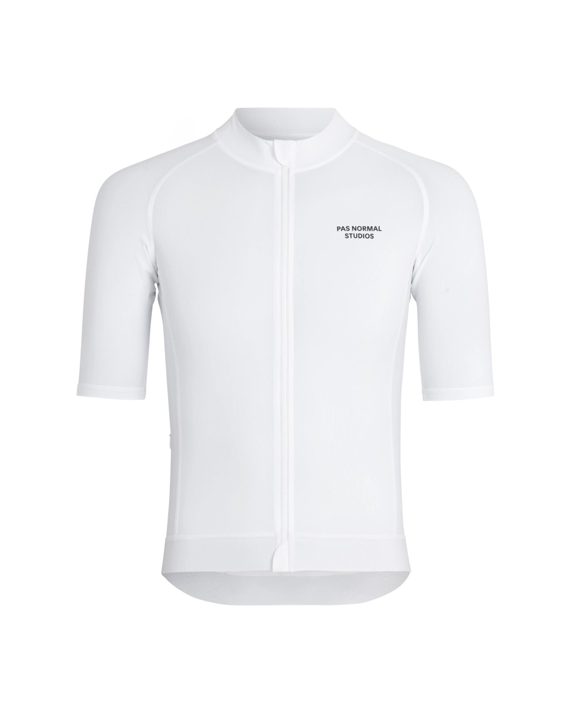 Maillot Manga Corta Pas Normal Studios Essential Hombre Blanco