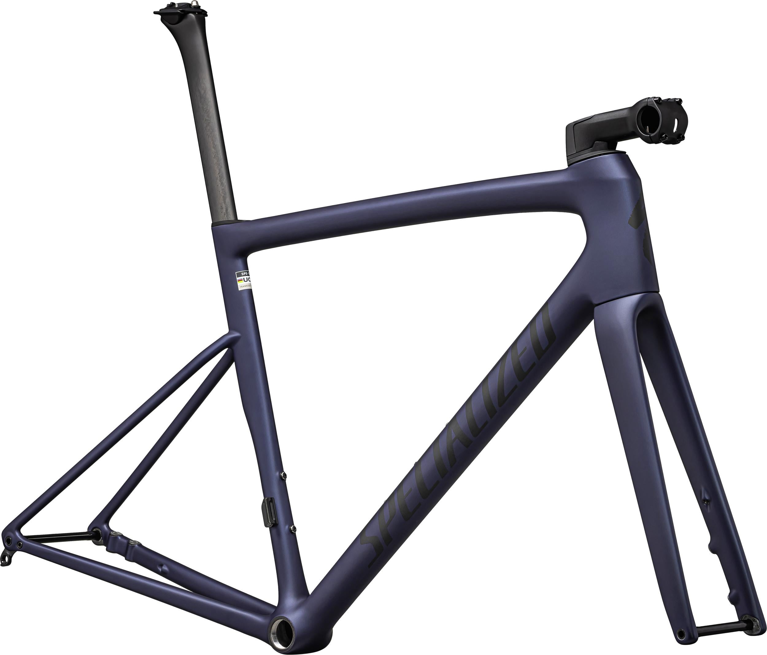 Cuadros Bicicleta Carretera Tarmac SL8 Cuadro Carretera Specialized 2024 Satin Blue Onyx/Black
