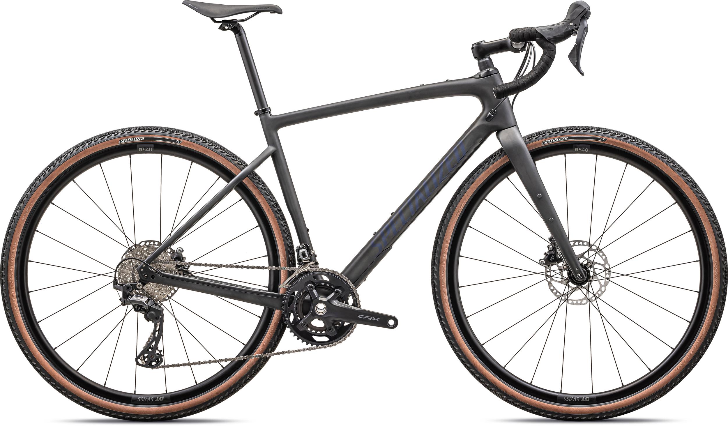 Bicicletas Gravel Diverge Sport Carbon Specialized 2024 Satin Carbon/Blue Onyx #2
