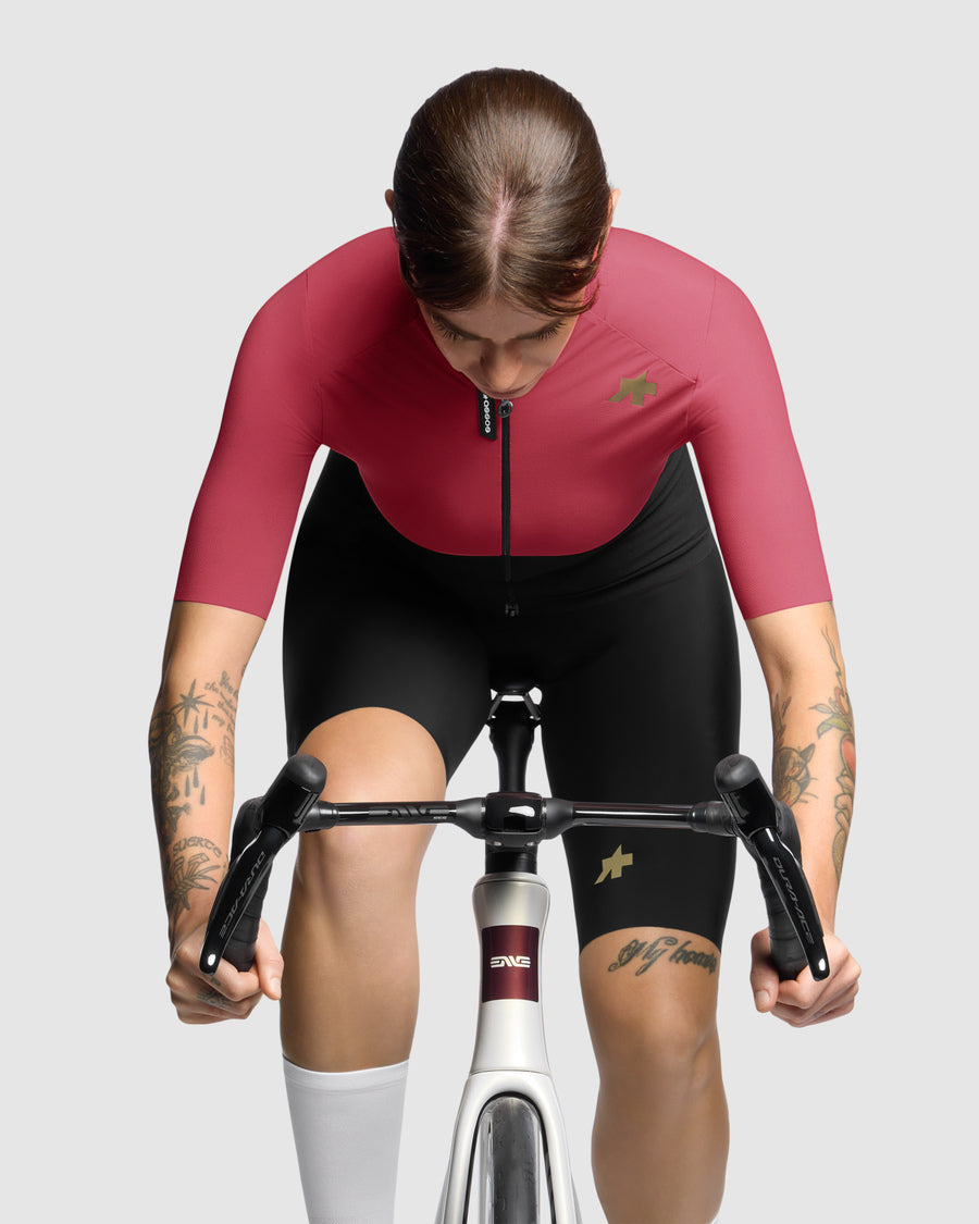 Maillot Manga Corta Assos Uma GTV S11 Mujer Deadly Berry #5