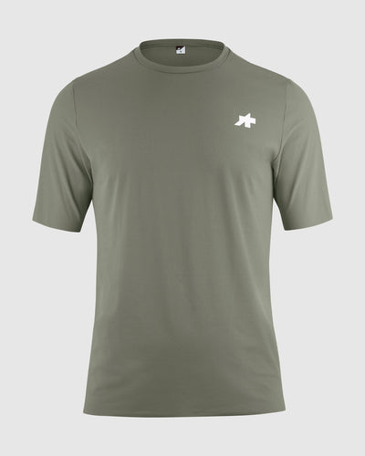 Camiseta Manga Corta Assos Tactical T5 Post Ride Hombre Edge Green